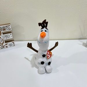 TY Sparkles Disney Frozen 2 The Beanie Boo’s Olaf Plush 8.5 Inches